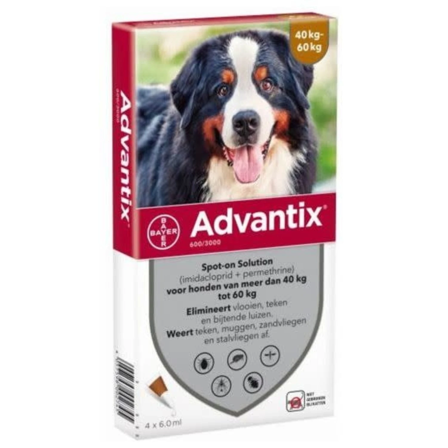 Advantix Advantix Hond 600 - 40-60 Kilo 4 Pip 1 Advantix Advantix Hond 600 - 40-60 Kilo 4 Pip