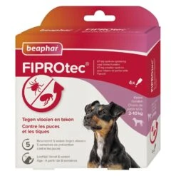 Beaphar Beaphar FiproTec Spot-On Dog - 4 Pipetten -Hondenproduct Winkel beaphar beaphar fiprotec spot on dog 4 pipetten 3