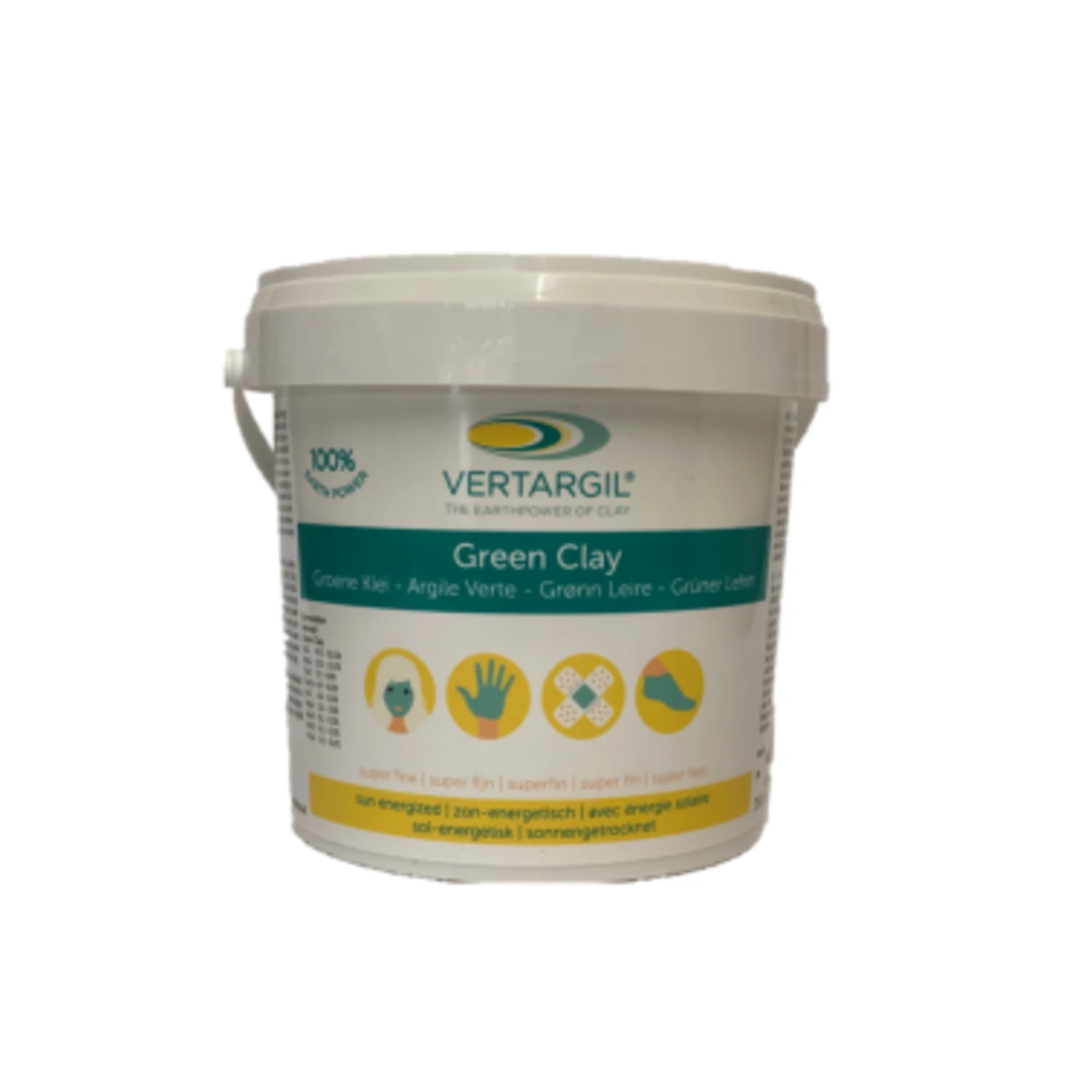 Silverlinde Vertagil - Groene Leem - 750 Gram 1 Silverlinde Vertagil - Groene Leem - 750 Gram