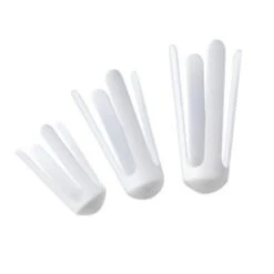 Staartbeschermer Hond - Kunststof - Wit -Hondenproduct Winkel staartbeschermer hond kunststof wit 2